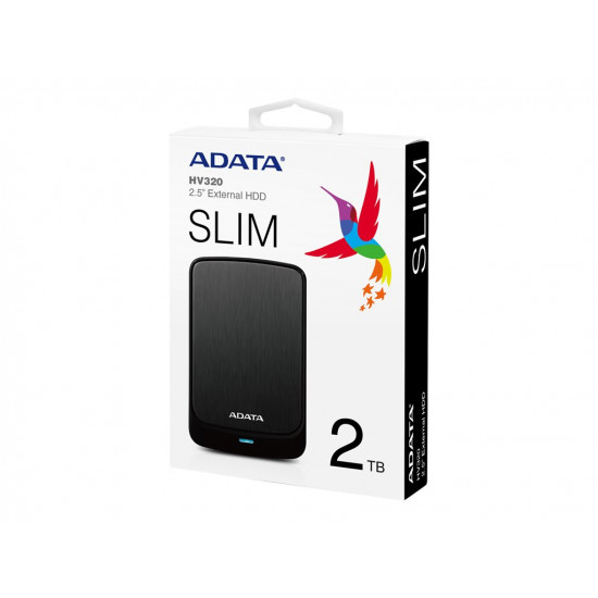 ADATA HV320 2TB USB3.1 2.5inch external HDD Black