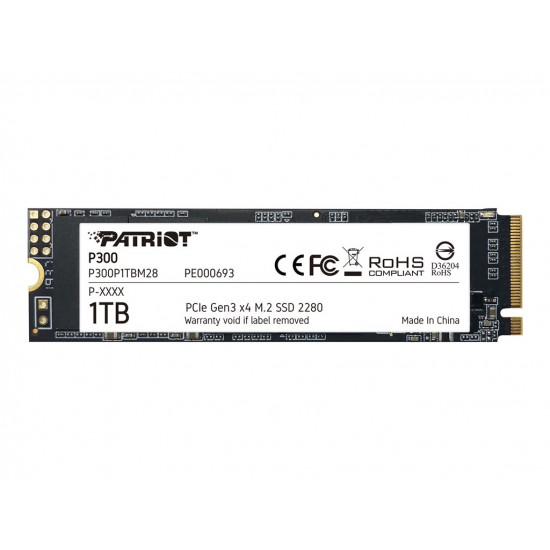 PATRIOT P300 1TB M2 2280 PCIe SSD