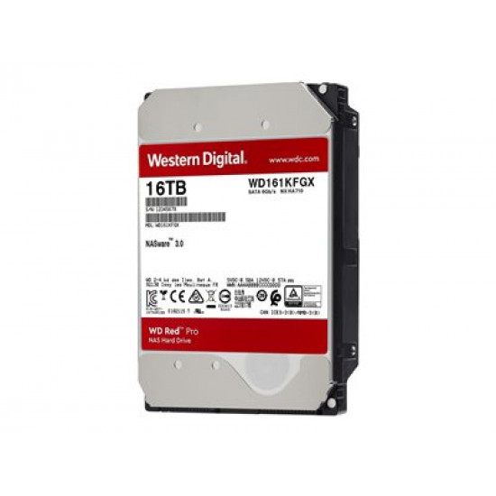 HDD|WESTERN DIGITAL|Red Pro|16TB|SATA 3.0|512 MB|7200 rpm|3,5