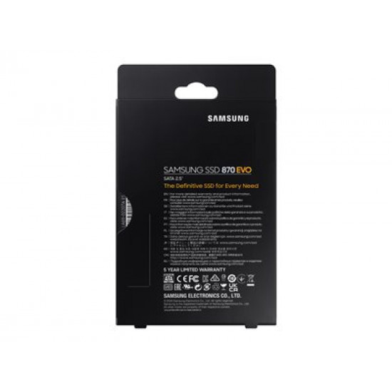 SAMSUNG 870 EVO 250GB SATA III 2.5inch SSD 560MB/s read 530MB/s write