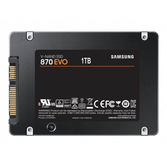 SAMSUNG 870 EVO 1TB SATA III 2.5inch SSD 560MB/s read 530MB/s write