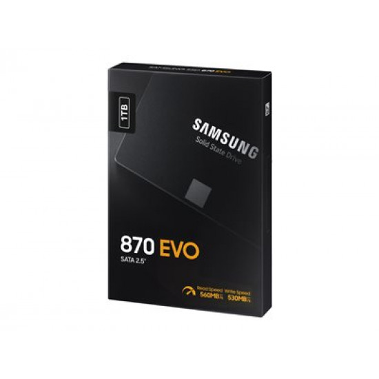 SAMSUNG 870 EVO 1TB SATA III 2.5inch SSD 560MB/s read 530MB/s write