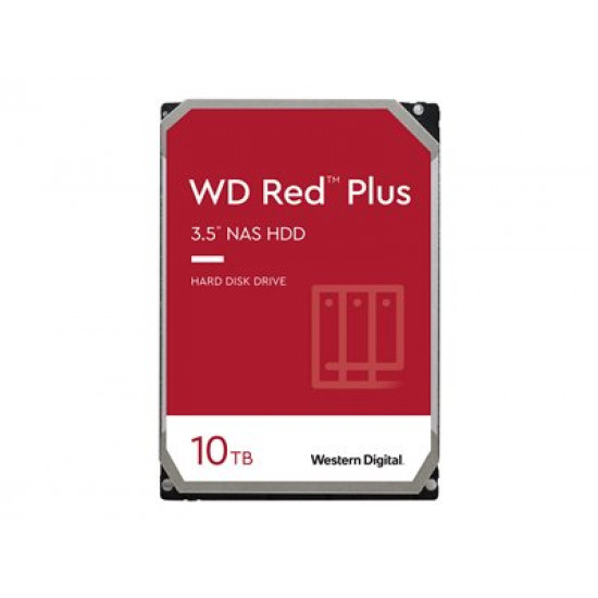 WD Red Plus 10TB SATA 6Gb/s 3.5inch 256MB cache 72200Rpm Internal HDD Bulk