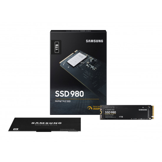 SAMSUNG 980 SSD 1TB M.2 NVMe PCIe 3.0 3.500 MB/s read 3.000MB/s write