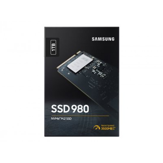 Samsung SSD 980 1TB M.2 PCIE Gen 3.0 NVME PCIEx4, 3500/3000 MB/s, 600TBW, 5yrs, EAN: 8806090572210