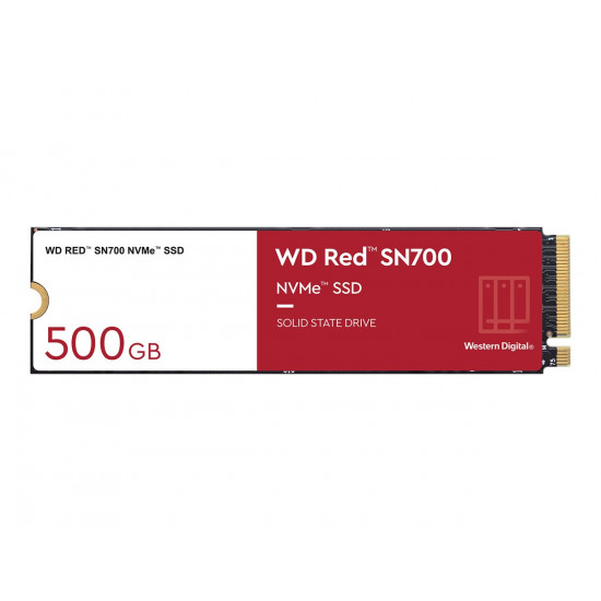 WD Red SSD SN700 NVMe 500GB M.2 2280 PCIe Gen3 8Gb/s internal drive for NAS devices