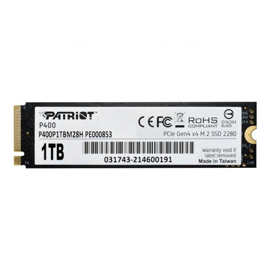 PATRIOT P400 1TB M.2 2280 PCIE Gen4 x4