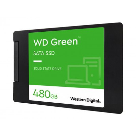 SSD|WESTERN DIGITAL|Green|480GB|SATA 3.0|SLC|Read speed 545 MBytes/sec|2,5