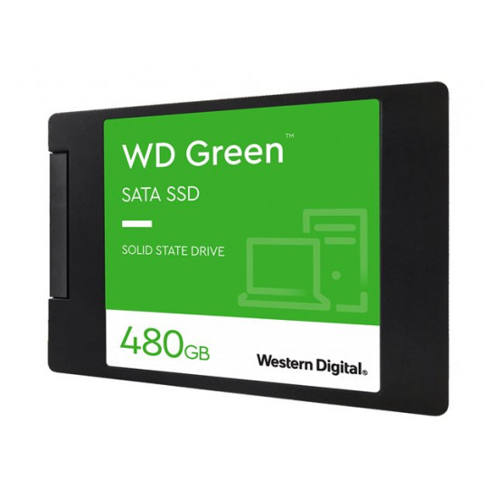 SSD|WESTERN DIGITAL|Green|480GB|SATA 3.0|SLC|Read speed 545 MBytes/sec|2,5