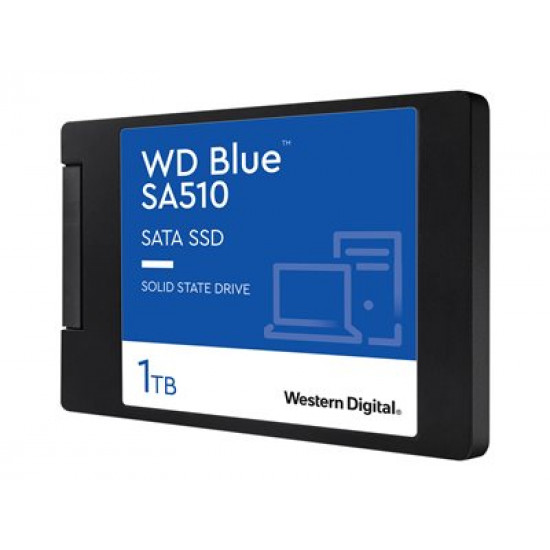 SSD|WESTERN DIGITAL|Blue SA510|1TB|SATA 3.0|Write speed 510 MBytes/sec|Read speed 560 MBytes/sec|2,5