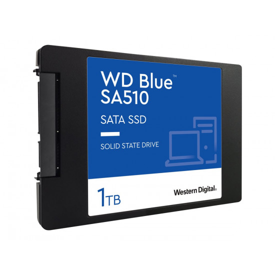 SSD|WESTERN DIGITAL|Blue SA510|1TB|SATA 3.0|Write speed 510 MBytes/sec|Read speed 560 MBytes/sec|2,5