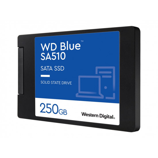 WD Blue SA510 SSD 250GB SATA III 6Gb/s cased 2.5inch 7mm internal single-packed