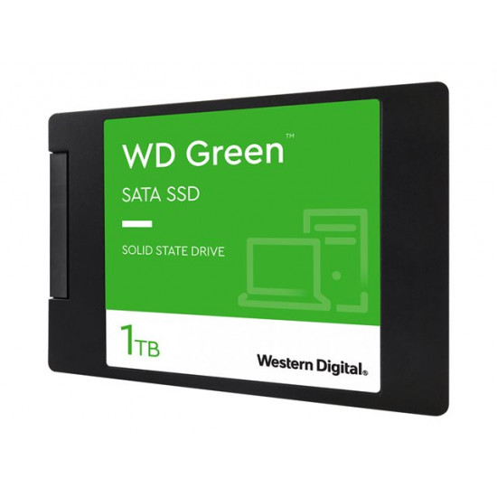 SSD|WESTERN DIGITAL|Green|1TB|SATA 3.0|SLC|Read speed 545 MBytes/sec|2,5