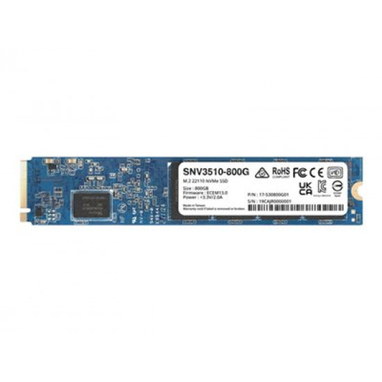 SYNOLOGY SNV3410 800GB M.2 NVMe SSD PCIe 3.0 x4