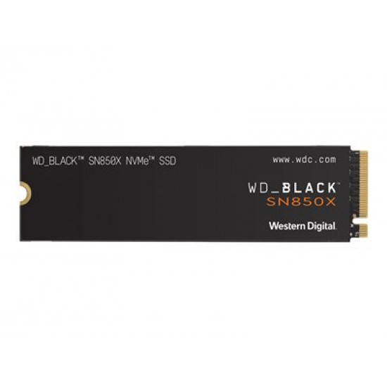 SSD|WESTERN DIGITAL|Black SN850X|1TB|M.2|PCIE|NVMe|Write speed 6300 MBytes/sec|Read speed 7300 MBytes/sec|2.38mm|TBW 600 TB|WDS100T2X0E