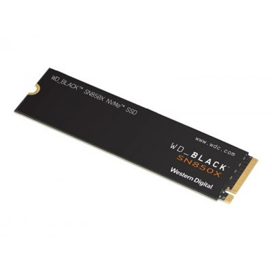 SSD|WESTERN DIGITAL|Black SN850X|1TB|M.2|PCIE|NVMe|Write speed 6300 MBytes/sec|Read speed 7300 MBytes/sec|2.38mm|TBW 600 TB|WDS100T2X0E