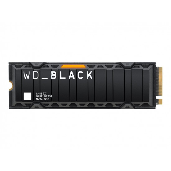 SSD|WESTERN DIGITAL|Black SN850X|1TB|M.2|PCIE|NVMe|Write speed 6300 MBytes/sec|Read speed 7300 MBytes/sec|2.38mm|TBW 600 TB|WDS100T2XHE