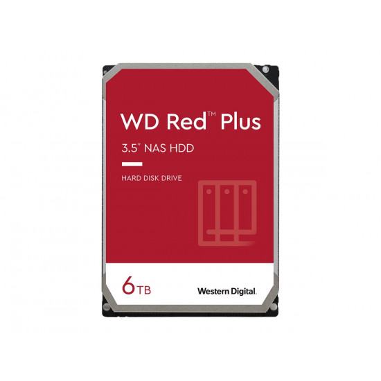 Drive 3,5 inches Red Plus 6TB CMR 256MB/5400RPM