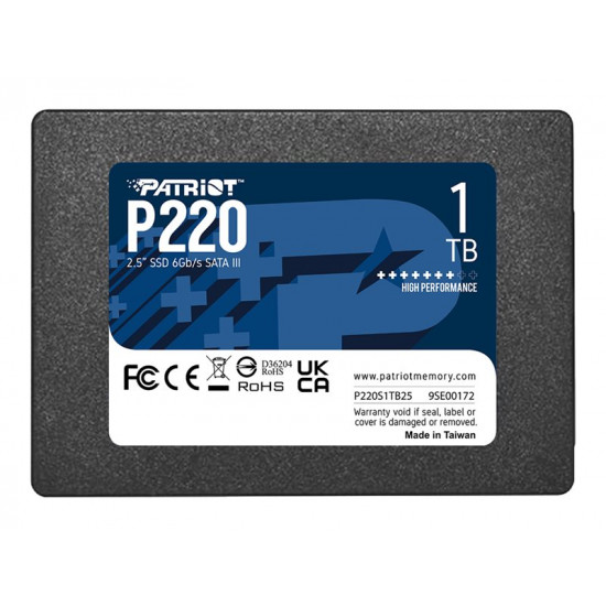 Patriot SSD P220 1TB SATA3 2,5