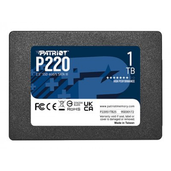 Patriot SSD P220 1TB SATA3 2,5