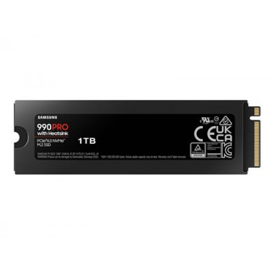 SAMSUNG 990 PRO SSD 1TB M.2 NVMe PCIe 4.0 Heatsink