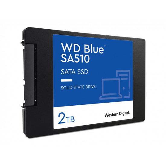 SSD|WESTERN DIGITAL|Blue SA510|2TB|SATA 3.0|Write speed 520 MBytes/sec|Read speed 560 MBytes/sec|2,5