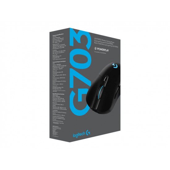 Mouse : Mouse : LOGITECH G703 LIGHTSPEED Mouse - BLACK