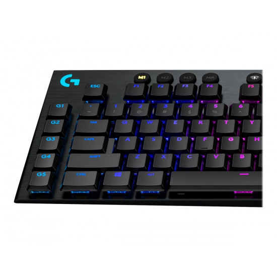 LOGITECH G915 LIGHTSPEED Wireless RGB Mechanical Gaming Keyboard GL Clicky - CARBON - US INTNL - INTNL