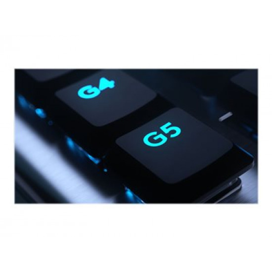 LOGITECH G915 LIGHTSPEED Wireless RGB Mechanical Gaming Keyboard GL Clicky - CARBON - US INTNL - INTNL