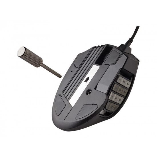 CORSAIR SCIMITAR RGB ELITE MOBA/MMO Gaming Mouse Black Backlit RGB LED 18000 DPI Optical (EU)