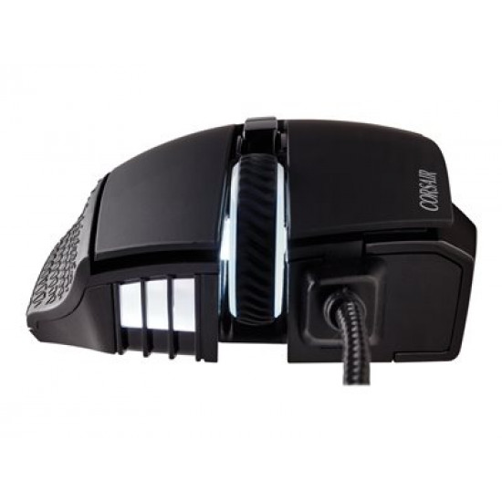 CORSAIR SCIMITAR RGB ELITE MOBA/MMO Gaming Mouse Black Backlit RGB LED 18000 DPI Optical (EU)