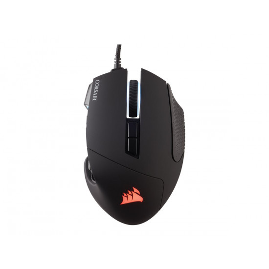 CORSAIR SCIMITAR RGB ELITE MOBA/MMO Gaming Mouse Black Backlit RGB LED 18000 DPI Optical (EU)