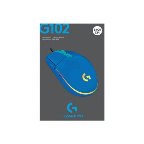 LOGITECH G102 Lightsync Blue EER