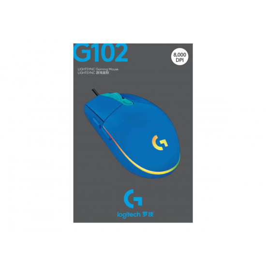 LOGITECH G102 Lightsync Blue EER