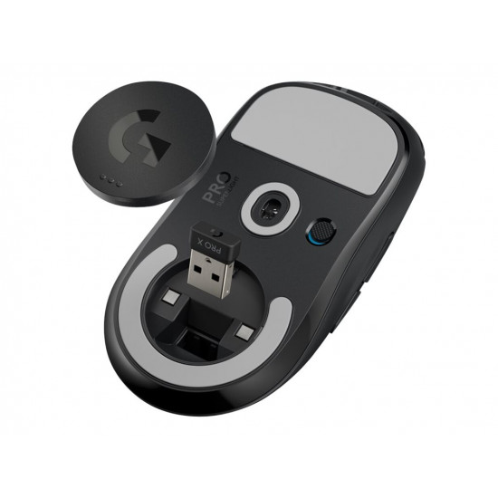 MOUSE USB OPTICAL WRL PRO X/BLACK 910-005880 LOGITECH