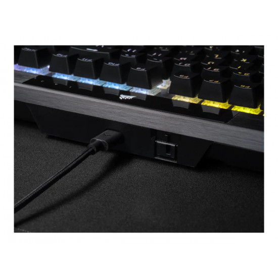 CORSAIR K70 RGB PRO Optical-Mechanical Gaming Keyboard Backlit RGB LED CORSAIR OPX Black PBT Keycaps