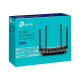 Wireless Router|TP-LINK|Wireless Router|1200 Mbps|Wi-Fi 5|1 WAN|4x10/100/1000M|Number of antennas 4|ARCHERC6V4