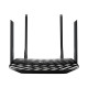 Wireless Router|TP-LINK|Wireless Router|1200 Mbps|Wi-Fi 5|1 WAN|4x10/100/1000M|Number of antennas 4|ARCHERC6V4