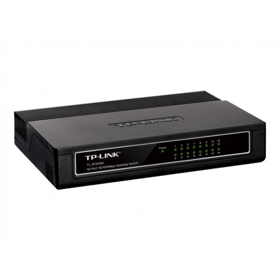 NET SWITCH 16PORT 10/100M/TL-SF1016D TP-LINK