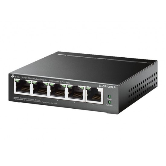 TP-LINK 5-Port 10/100 Mbps Desktop Switch with 4-Port PoE