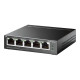 Switch|TP-LINK|TL-SF1005LP|5x10Base-T / 100Base-TX|PoE ports 4|TL-SF1005LP