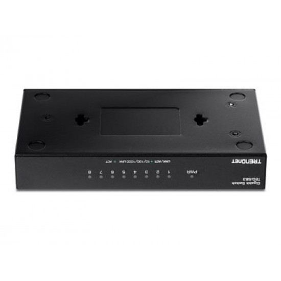 TRENDNET 8-Port Gigabit Switch /w metal case