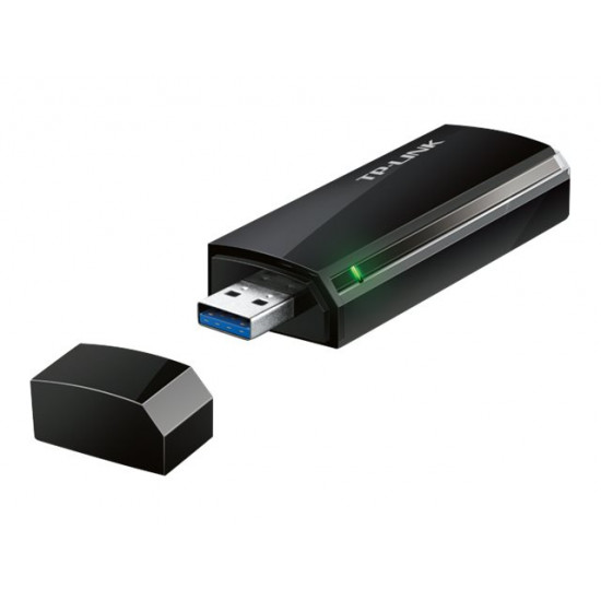 TP-Link AC1200 Wireless Dual Band USB 3.0 Adapter 1200Mbps USB3.0/2.0 300Mbps at 2.4Ghz + 900Mbps at 5Ghz 802.11a/b/g/n/ac, WPA2/WPA