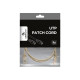 Patch cord l category 5e l flooded shell l 1 M l grey