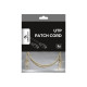 Patch cord category 5e flooded shell 0.5M grey