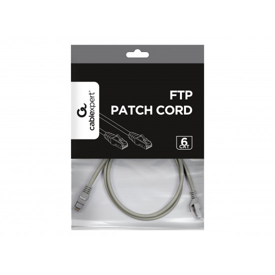 Patch cord CAT6, molded strain relief, 50u