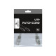 Patch cord l category 5e l flooded shell l 0.25M gray