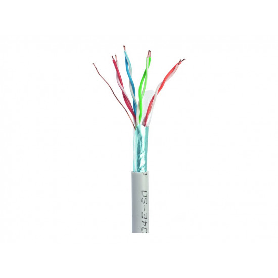 FTP-shielded cable KAT 5e aluminum-copper 305m