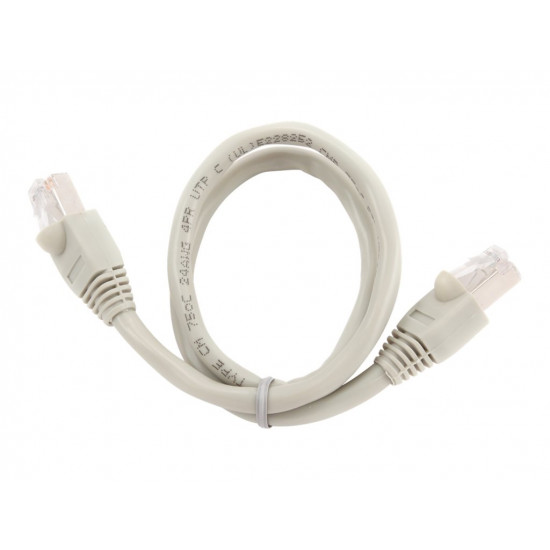 PATCH CABLE CAT6 UTP 0.5M/GREY PP6U-0.5M GEMBIRD