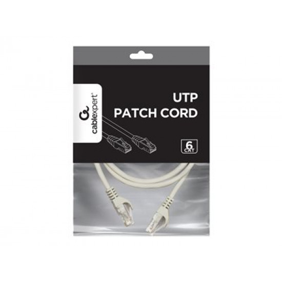 PATCH CABLE CAT6 UTP 2M/GREY PP6U-2M GEMBIRD